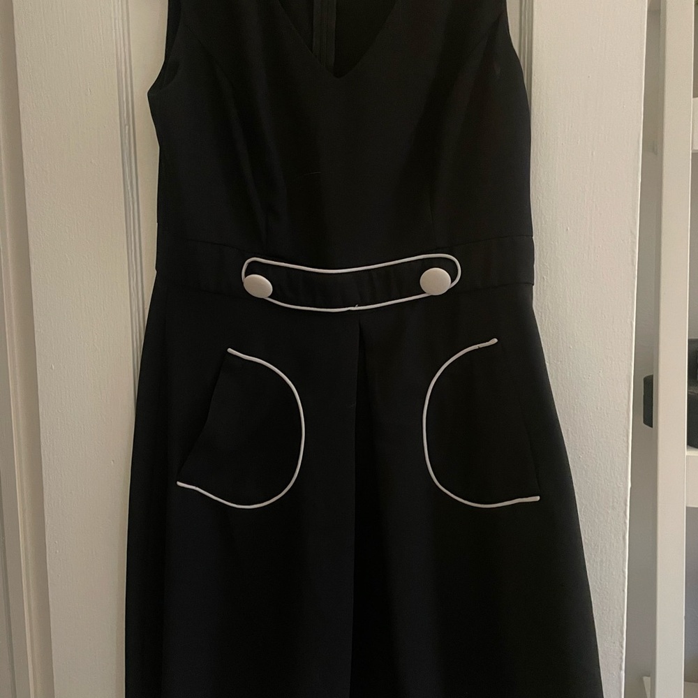 Vintage Inspired Black and White Dress